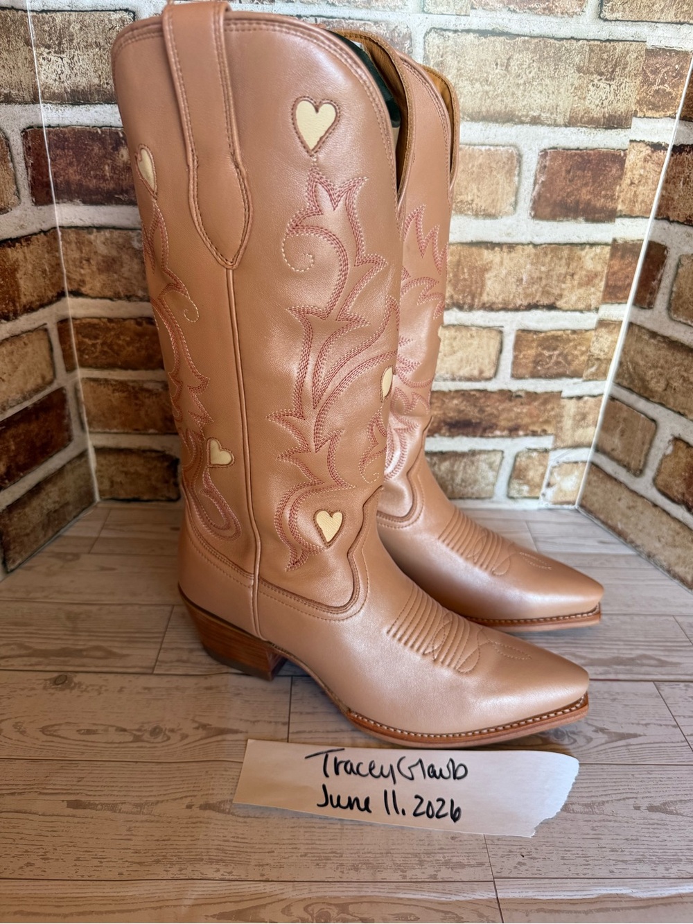 Tecovas gold rose annie hearts